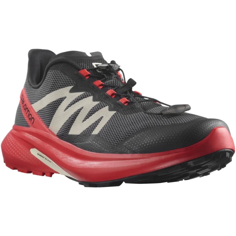 Salomon Hypulse Men's Trail Running Shoes Black / Red | CA 97F61